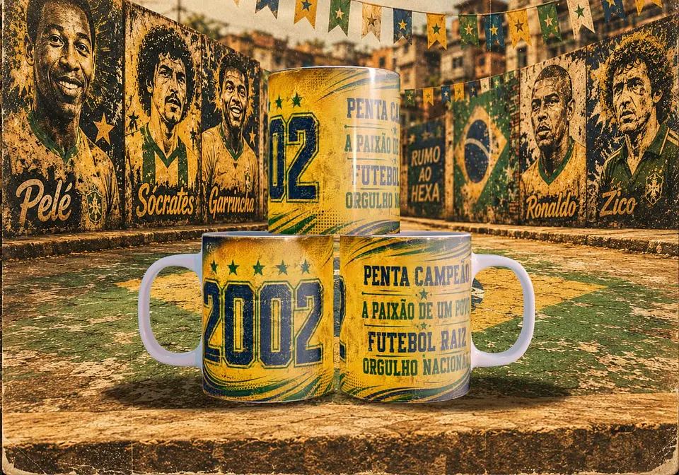 Arte Canecas Grandes craques da Copa 3