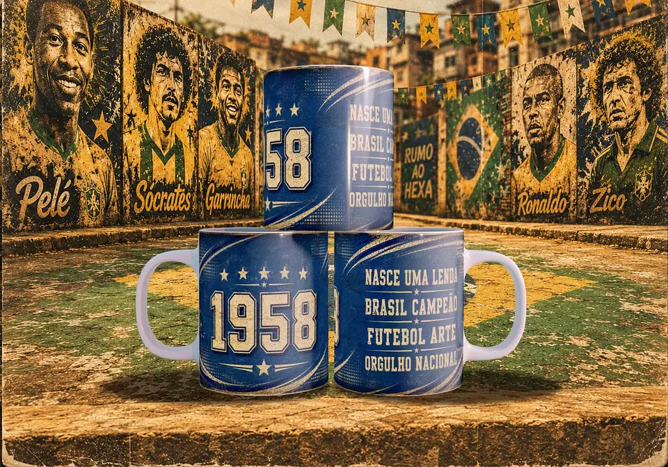 Arte Canecas Grandes craques da Copa 10