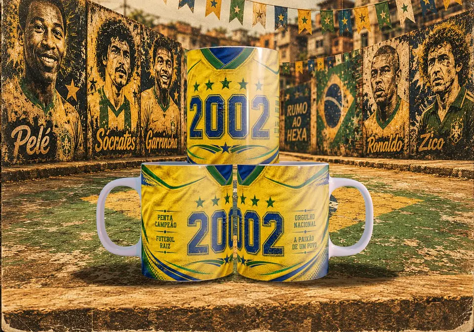 Arte Canecas Grandes craques da Copa 19