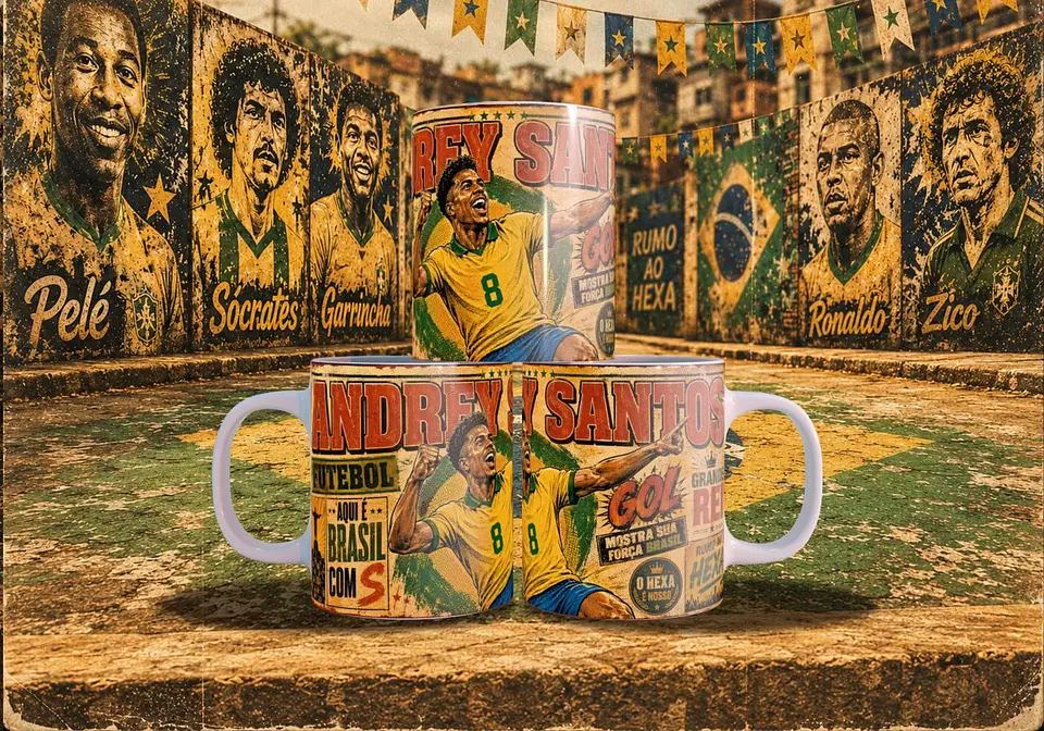 Arte Canecas Copa Quadrinhos Vintage 8
