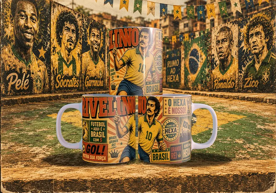 Arte Canecas Copa Quadrinhos Vintage 11