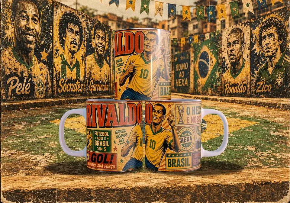 Arte Canecas Copa Quadrinhos Vintage 16