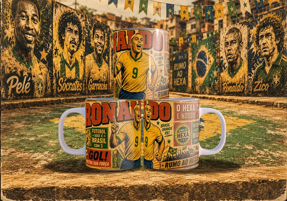 Arte Canecas Copa Quadrinhos Vintage 18