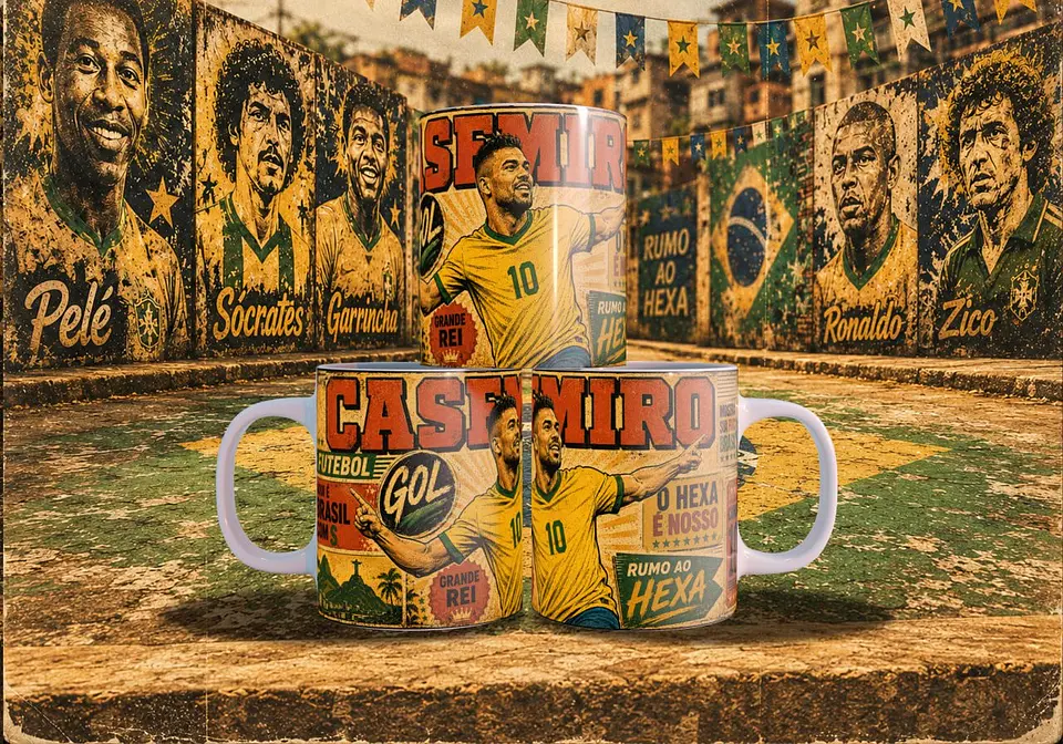 Arte Canecas Copa Quadrinhos Vintage 19