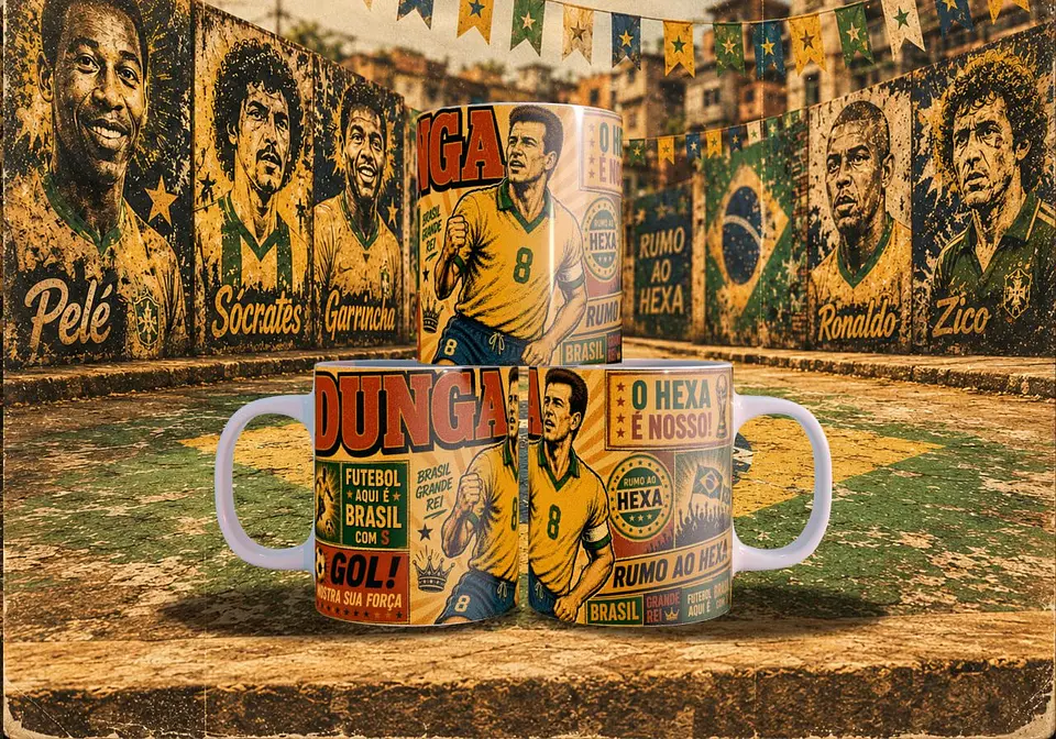 Arte Canecas Copa Quadrinhos Vintage 21