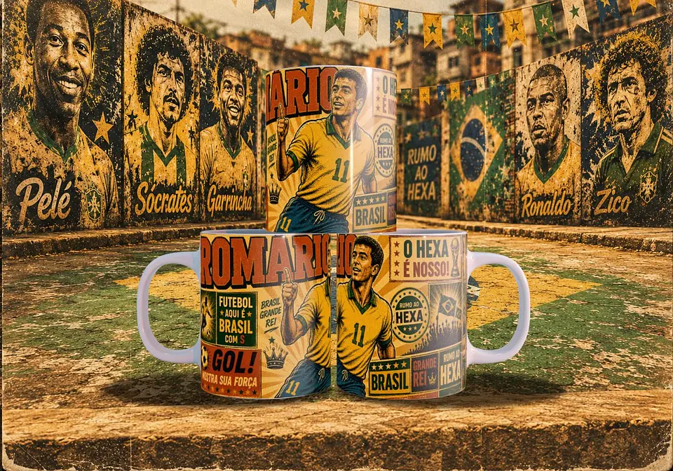 Arte Canecas Copa Quadrinhos Vintage 23