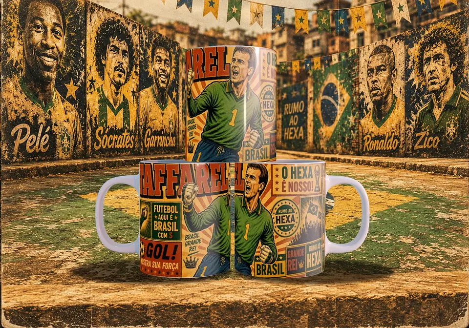 Arte Canecas Copa Quadrinhos Vintage 24