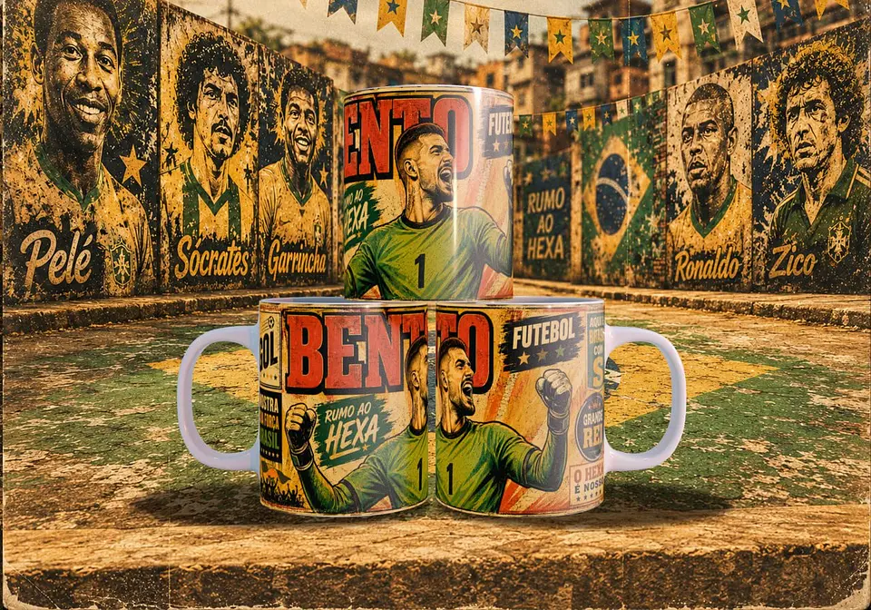 Arte Canecas Copa Quadrinhos Vintage 25