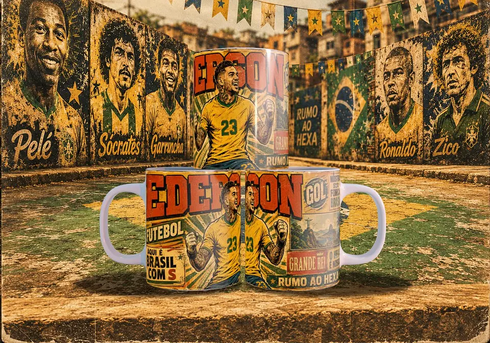 Arte Canecas Copa Quadrinhos Vintage 26