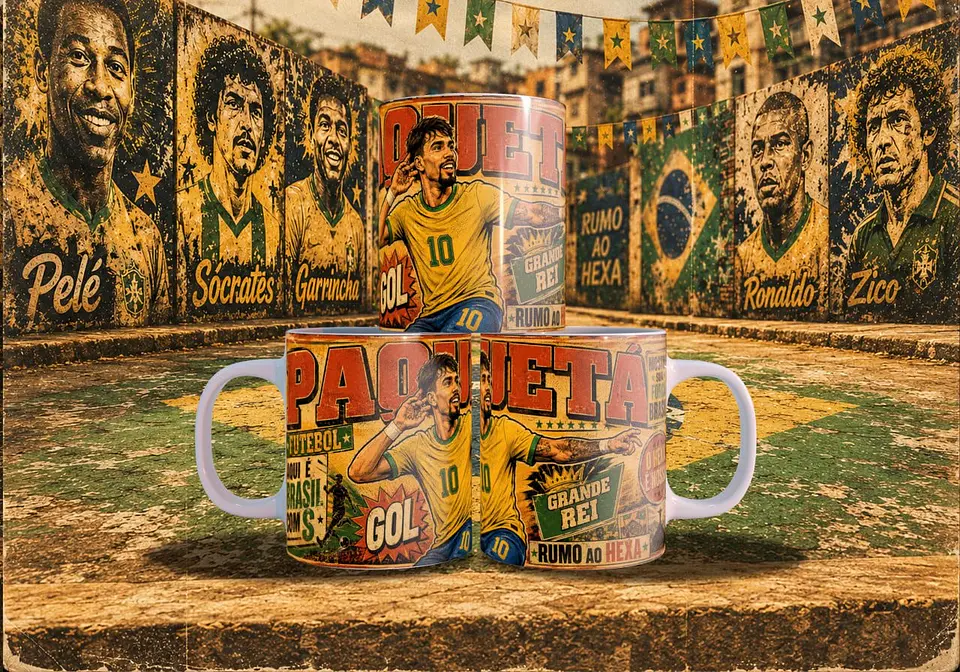 Arte Canecas Copa Quadrinhos Vintage 27