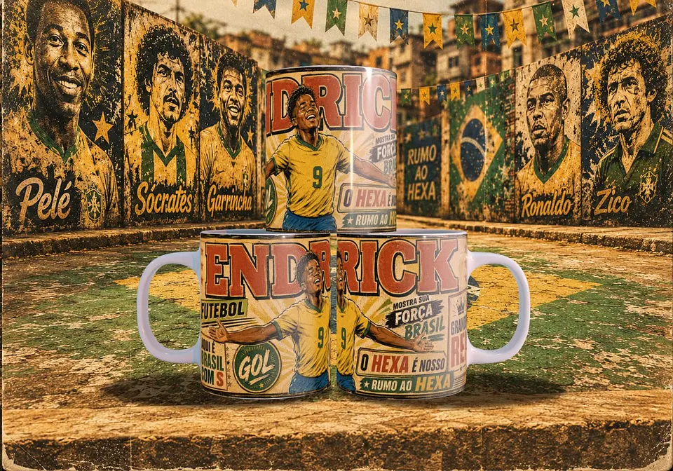 Arte Canecas Copa Quadrinhos Vintage 33
