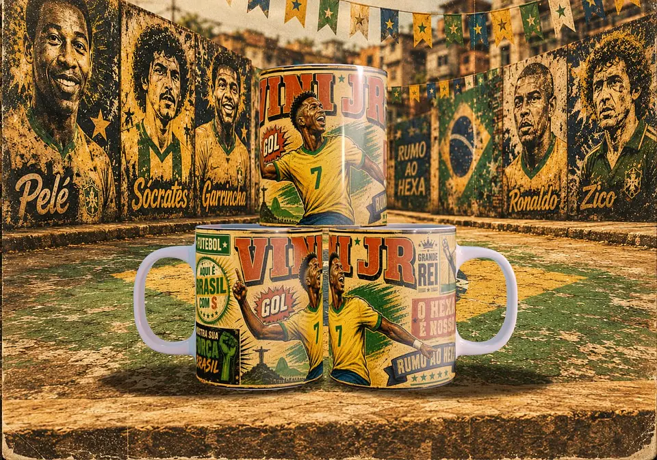 Arte Canecas Copa Quadrinhos Vintage 34