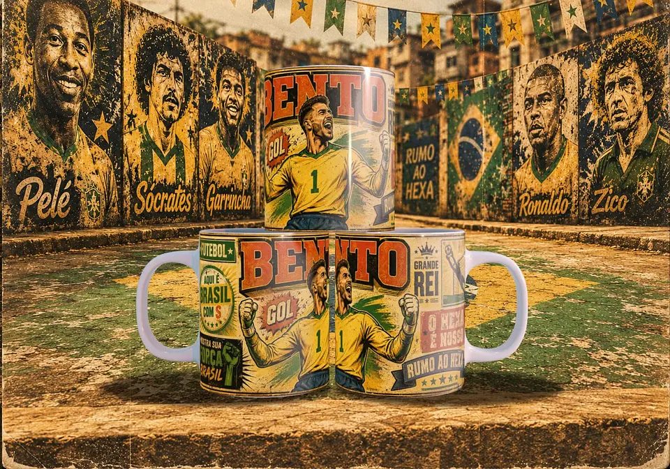 Arte Canecas Copa Quadrinhos Vintage 35