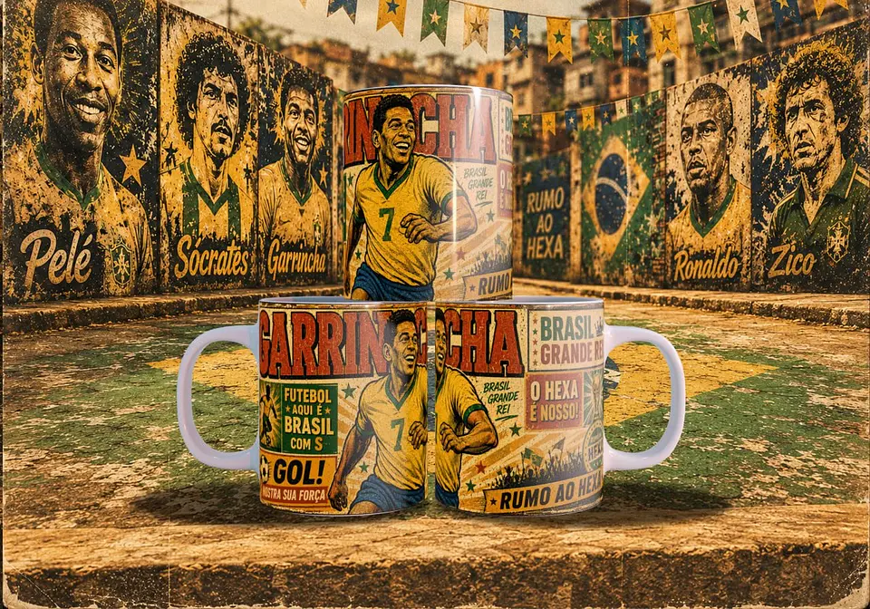 Arte Canecas Copa Quadrinhos Vintage 36