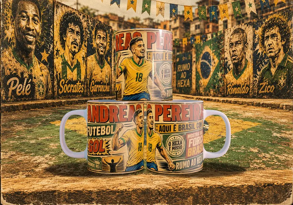 Arte Canecas Copa Quadrinhos Vintage 37