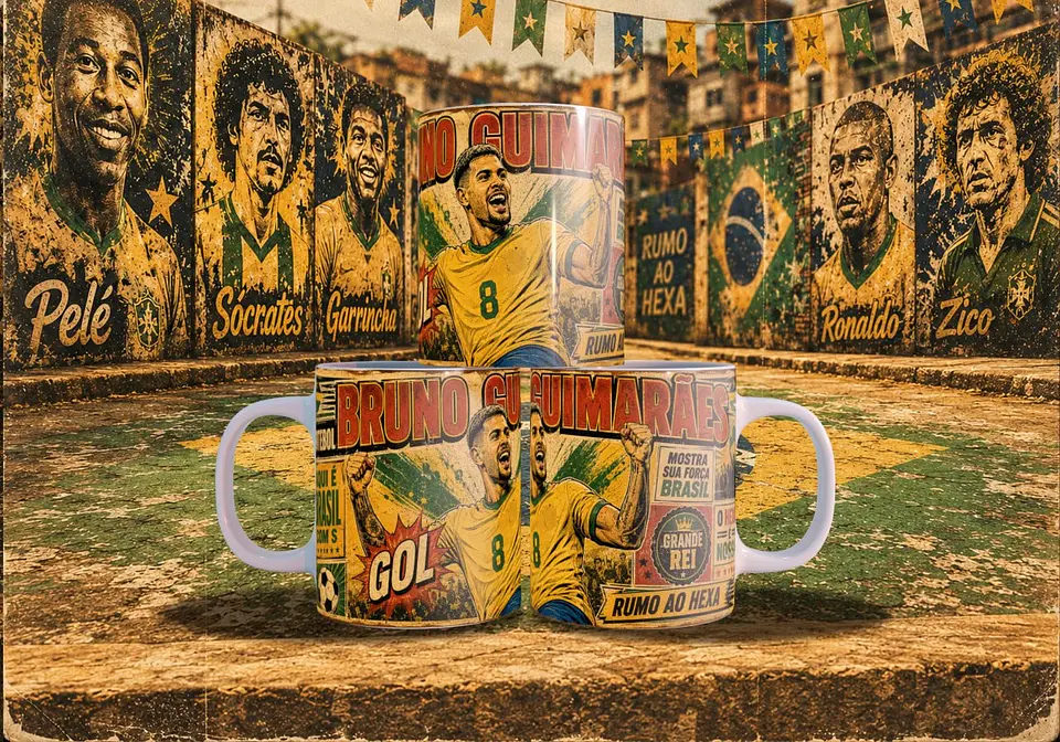Arte Canecas Copa Quadrinhos Vintage 38