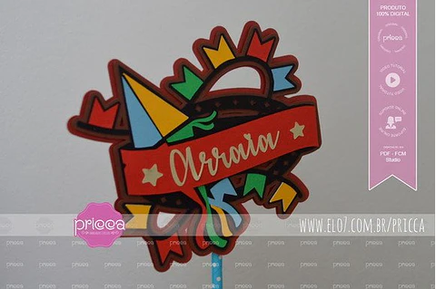Arraiá na Caixa + Topo Festa Junina Arquivo Digital