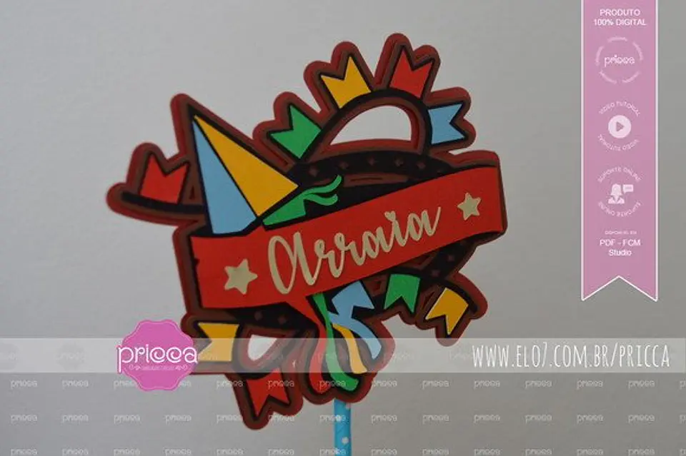 Arraiá na Caixa + Topo Festa Junina Arquivo Digital 2