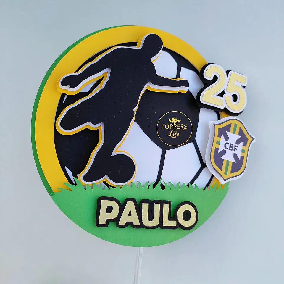 Arquivo de Corte Topo de Bolo Copa Futebol #10 1