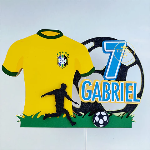 Arquivo de Corte Topo de Bolo Copa Futebol #1