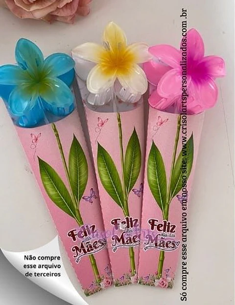 Arquivo de Corte Cone Flor Grande Dia das Mães
