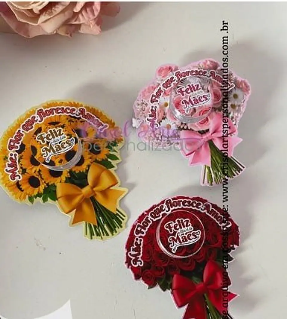 Card Buquê Misto Mini Hidratante Dia das Mães 1