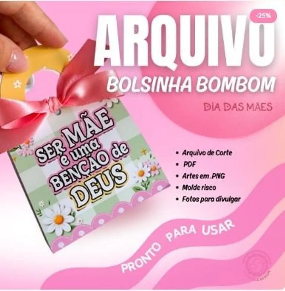 Arquivo Bolsinha Bombom Dia das Mães 1