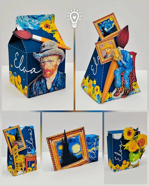 Vincent Van Gogh Kit Festa Pronta Arquivo Digital