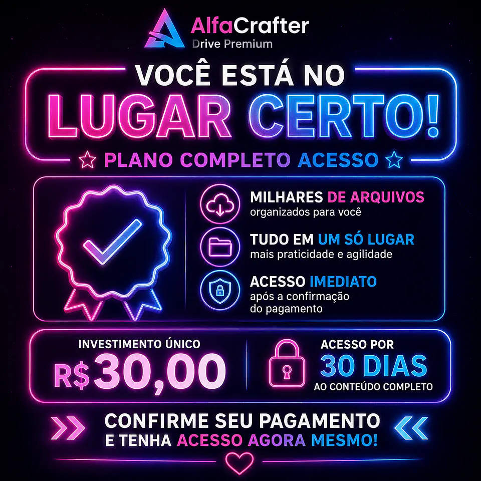Acesso ao Drive AlfaCrafter | 30 Dias 1