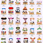 Arquivo Digital 148 Topos de Bolo Silhouette e PDF Kit Completo - Thumbnail 1