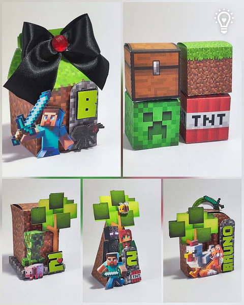 Arquivo de Corte Minecraft Festa Pronta