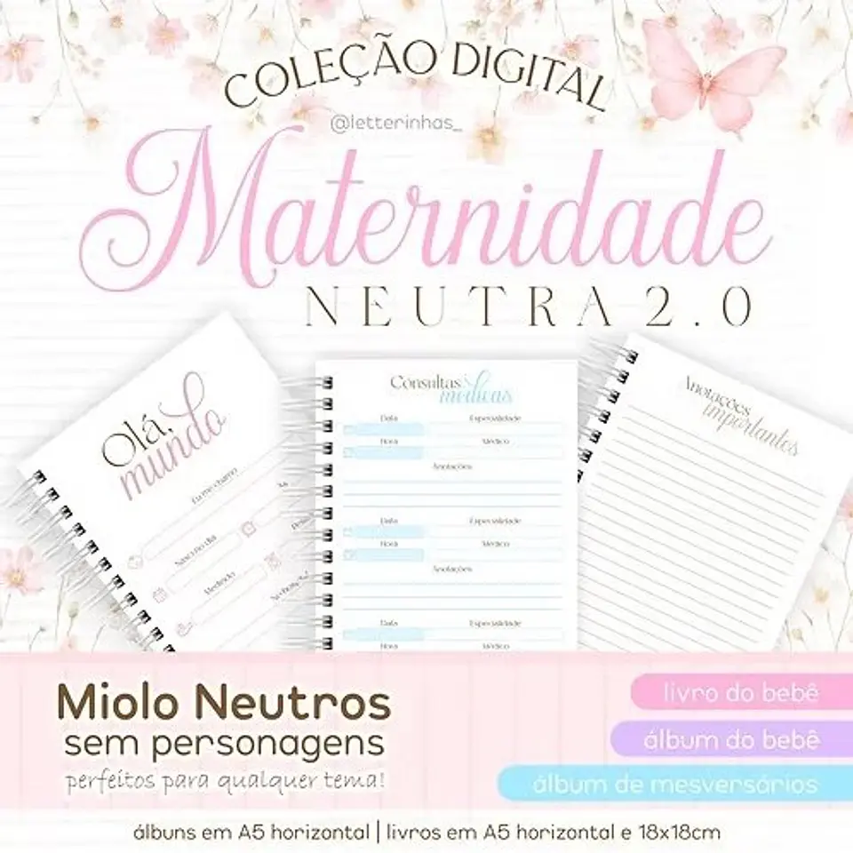 Arquivo Digital Encadernação Coleção Digital Maternidade Neutra 2.0 14