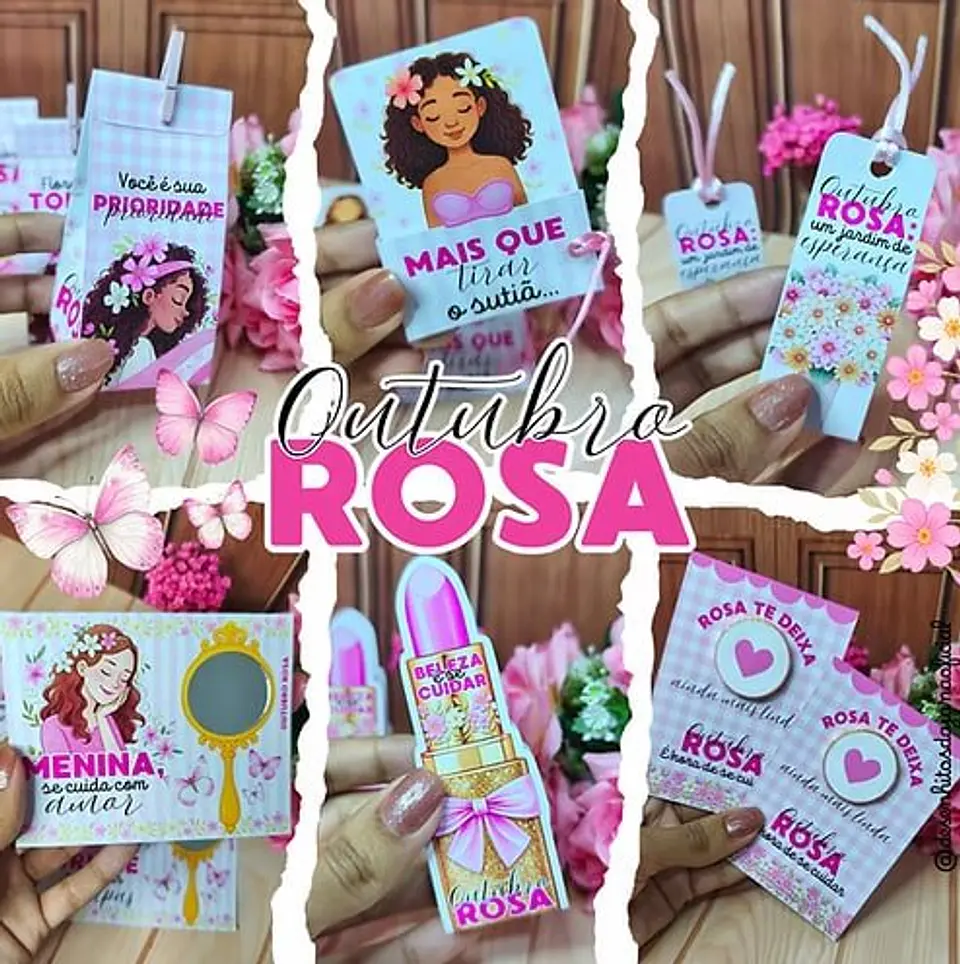 Arquivo de Corte Kit Outubro Rosa 2025 1