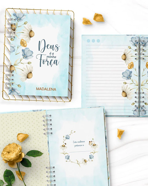 Arquivo Caderno Pautado Flores do Campo