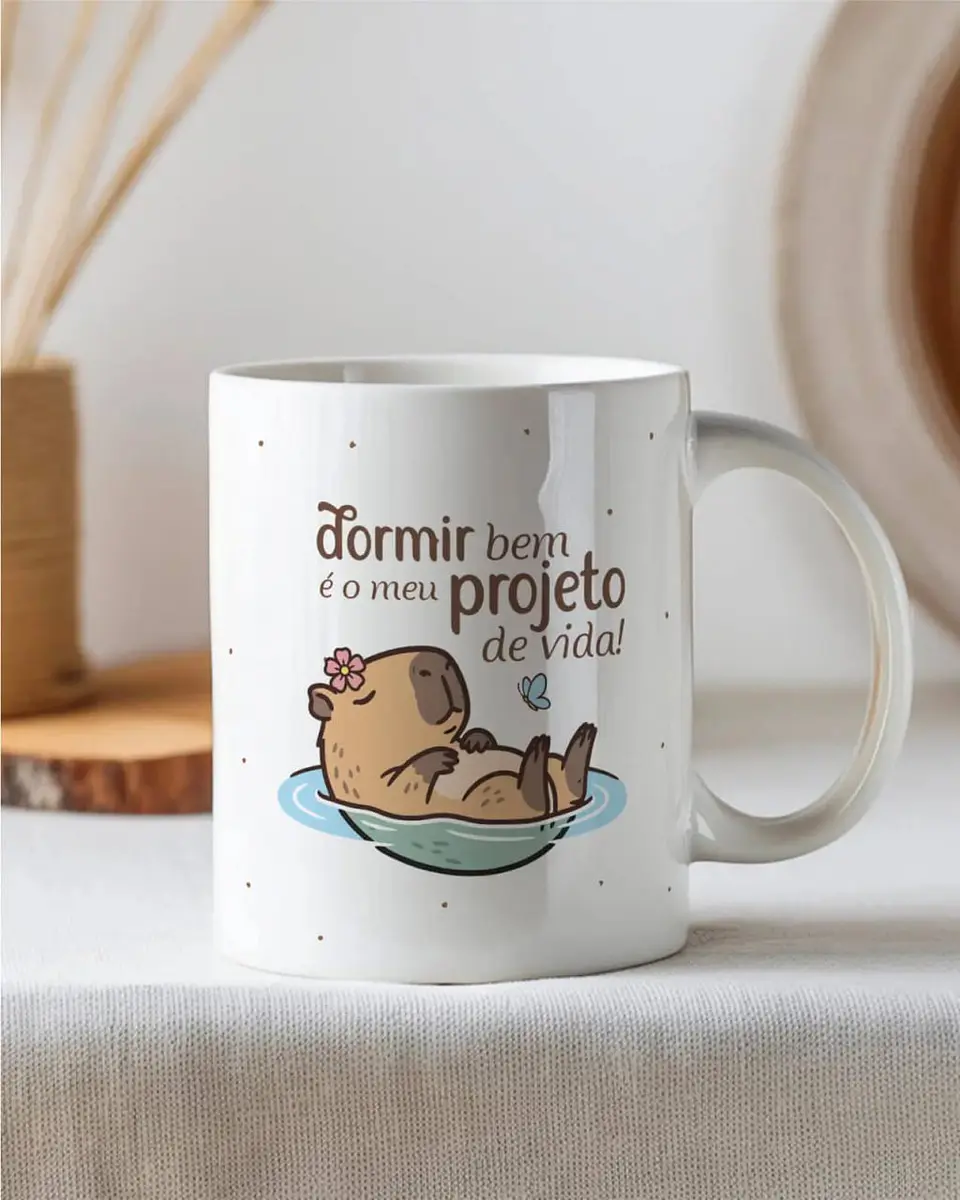 Arquivo Digital Pacote de Artes Canecas Capivara 1