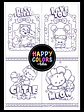 Arquivo Digital Colorindo Cards + Envelopes Kawaii - Thumbnail 10