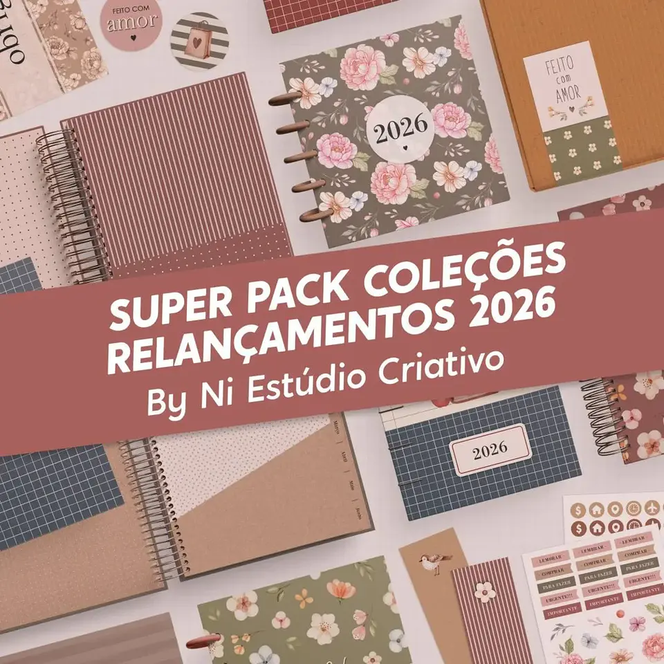 Arquivo Digital Super Pack Coleções Relançamentos 2026 By Ni Estudo Criativo 1