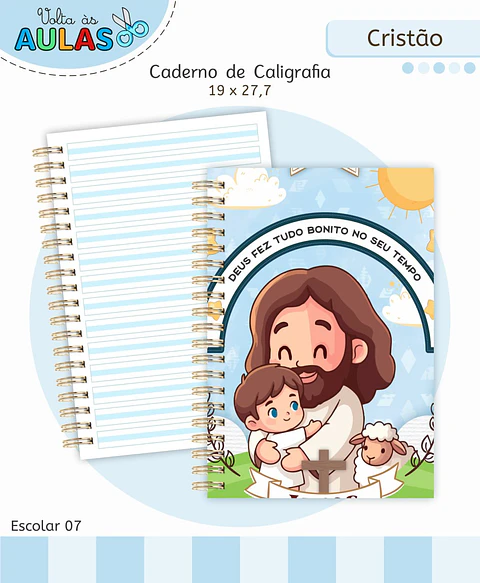 Arquivo Digital Pack Volta ás Aulas Escolar 2026 Cristão Menino