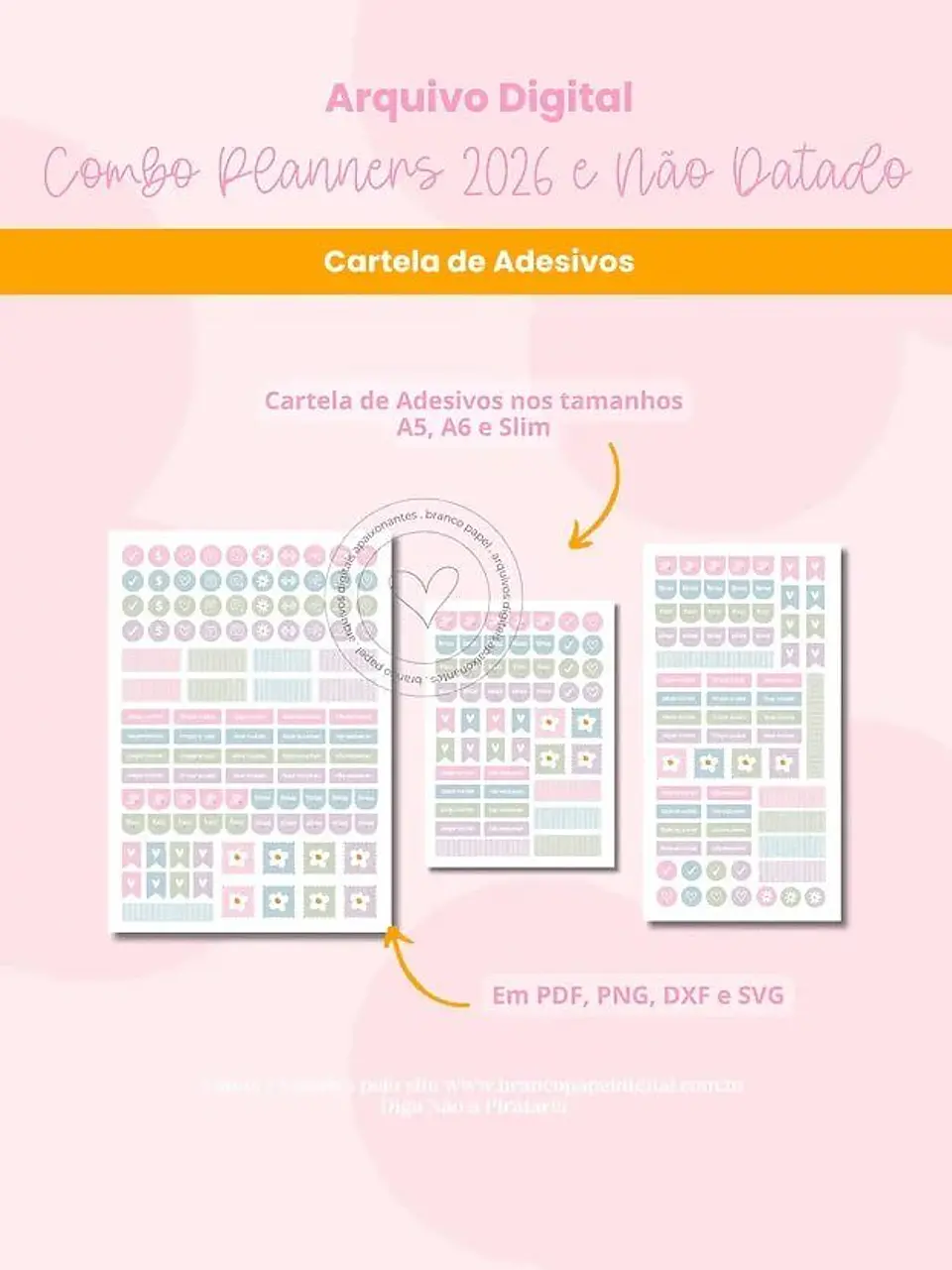 Arquivo Digital Combo Planners 2026 e Não Datado 4