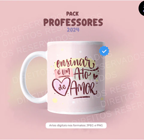 Arquivo Digital Pack Canecas Professores