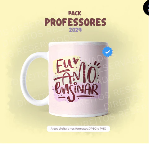 Arquivo Digital Pack Canecas Professores