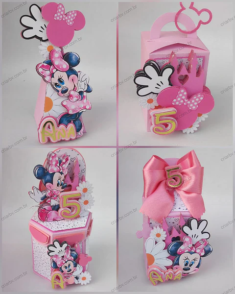 Arquivo de Corte Minnie Rosa