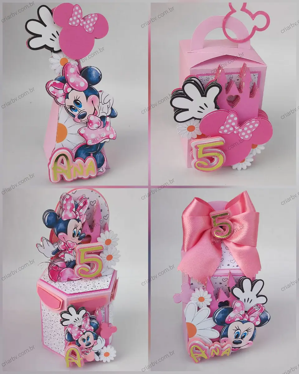 Arquivo de Corte Minnie Rosa 2