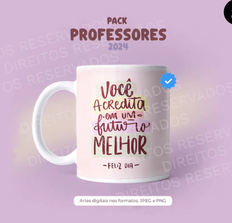 Arquivo Digital Pack Canecas Professores 8
