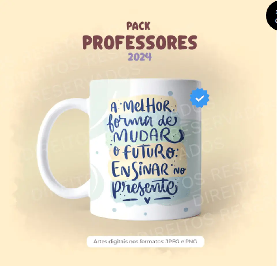 Arquivo Digital Pack Canecas Professores 10