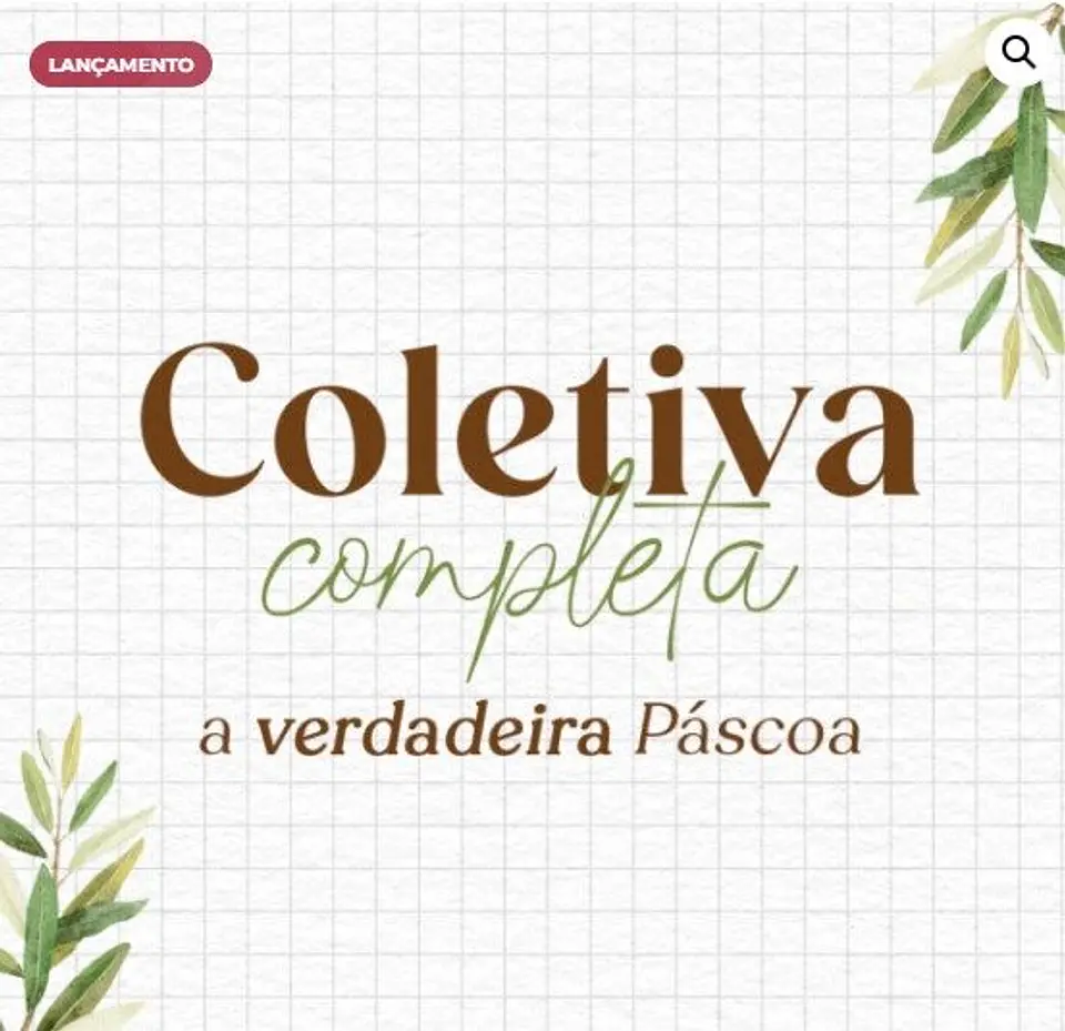 Arquivo de Corte Coletiva Completa A Verdadeira Páscoa + Catálogo 1