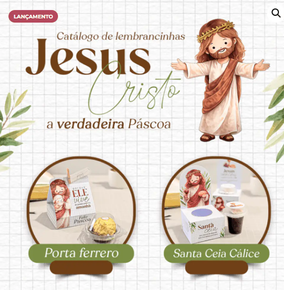 Arquivo de Corte Coletiva Completa A Verdadeira Páscoa + Catálogo 2