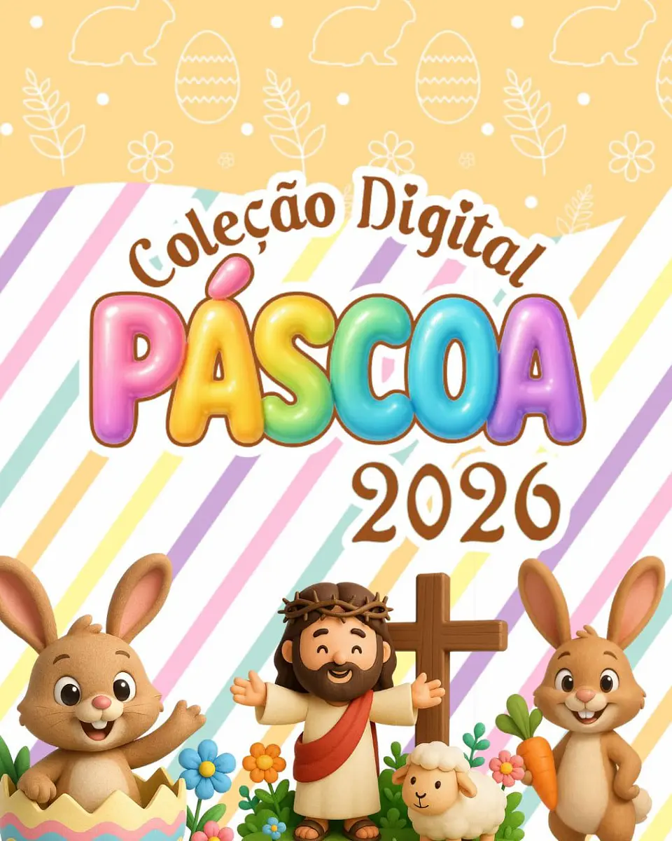 Arquivo de Corte Coleção Digital Páscoa 2026 1
