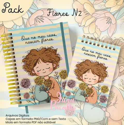 Arquivo Digital Pack Flores N2