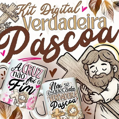 Arquivo Digital Sublimação Verdadeira Páscoa 2025